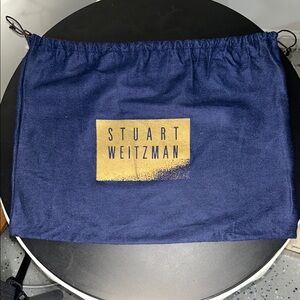Stuart Weitzman Blue Drawstring Bag